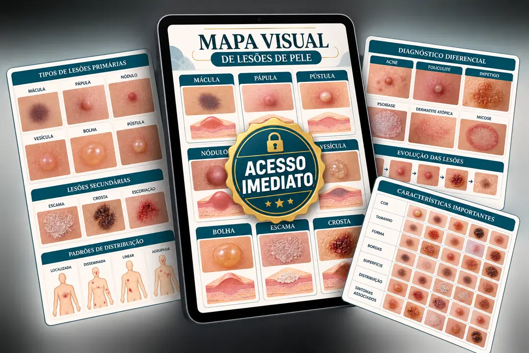 Plano Básico — Dermatologia Humana — +50 Doenças de Pele com Imagens e Características Clínicas