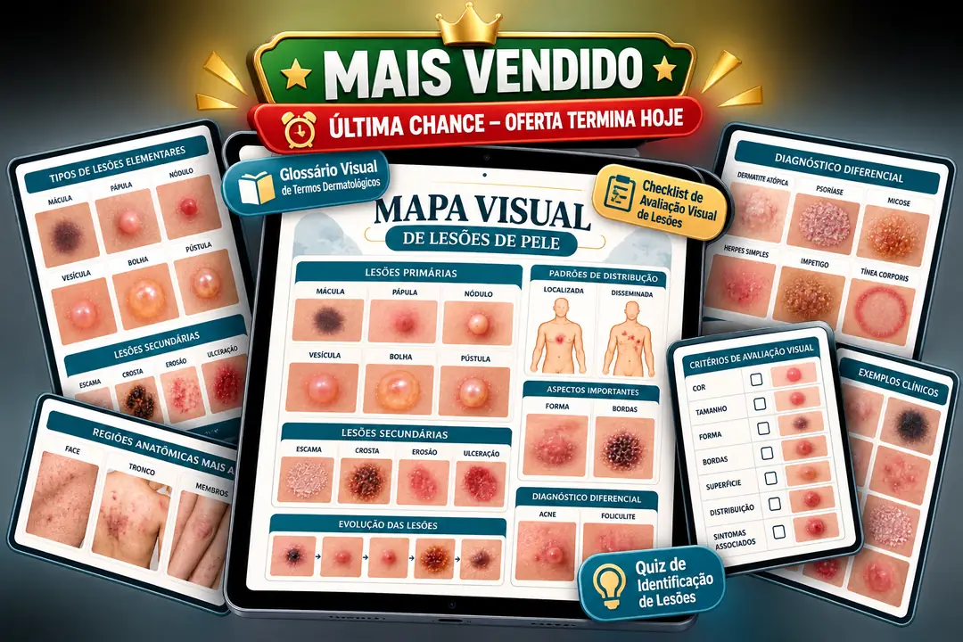 Plano Completo — Dermatologia Humana — +50 Doenças de Pele com Imagens e Características Clínicas